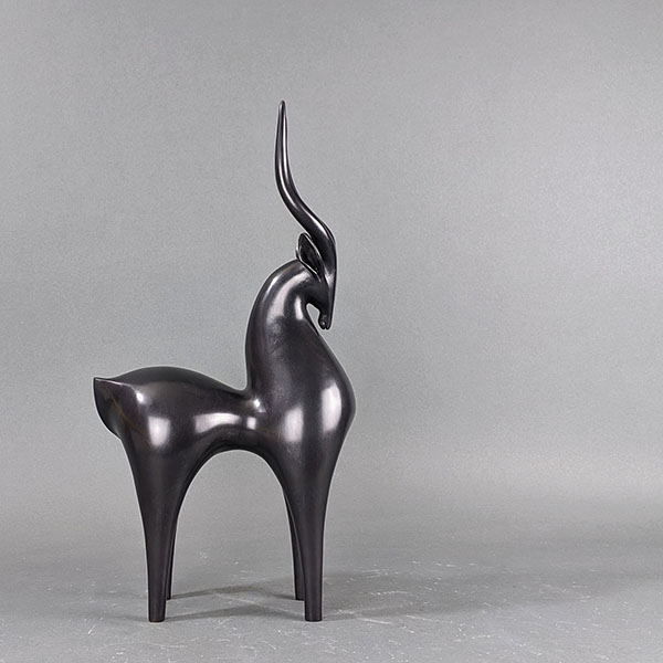 Sculpture Gazelle Bronze